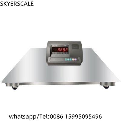 Balanza Máquina de Peso Digital Escala electrónica de acero inoxidable Basculas Industrial 3t Plataforma de pisos Pesas