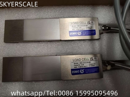 2ton OIML Celdas de carga Amplificador Zemic H8C Sensor de pesaje para el piso Pesada Escala de plataforma Escala de peso
