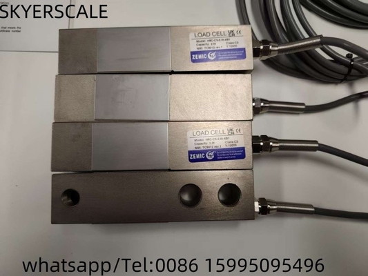 2ton OIML Celdas de carga Amplificador Zemic H8C Sensor de pesaje para el piso Pesada Escala de plataforma Escala de peso