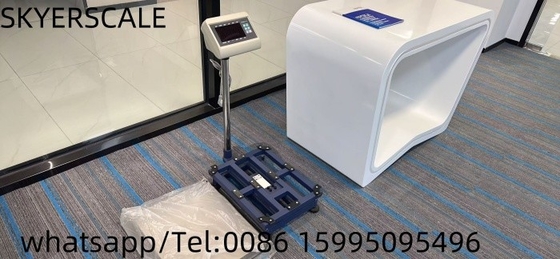 Escala de banco de plataforma de 400x500mm 300kg con indicador de pesaje XK3190-T7+E