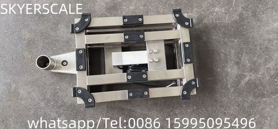 Escala de plataforma de pesaje de acero inoxidable de 150 kg con indicador LCD XK3190-A12