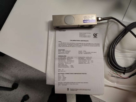 500 kg OIML Celdas de carga Amplificador Zemic H8C Sensor de pesaje para la escala de peso del piso