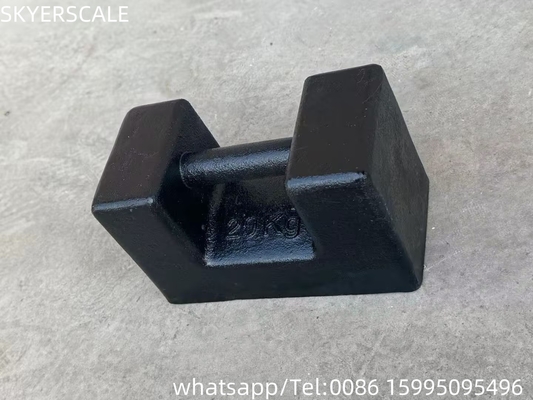 Peso de ensayo acumulable de 20 kg M1 Peso de calibración de hierro fundido de 20 kg para grúa