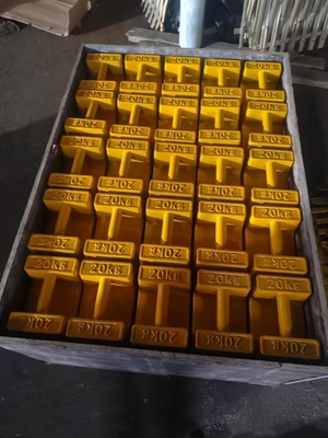 Peso de ensayo acumulable de 20 kg M1 Peso de calibración de hierro fundido de 20 kg para grúa