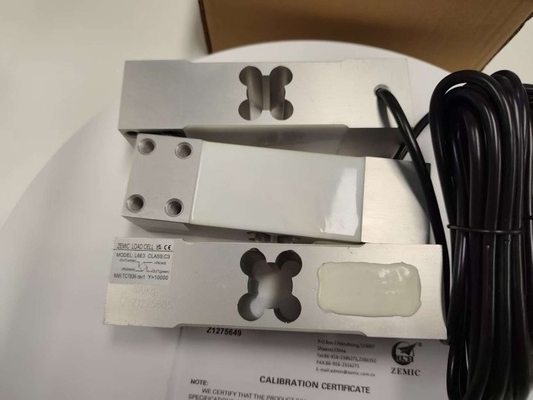 Celda de carga de sensores Zemic L6E3 de 100 kg para balanzas industriales de banco