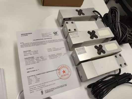 Celda de carga de sensores Zemic L6E3 de 100 kg para balanzas industriales de banco