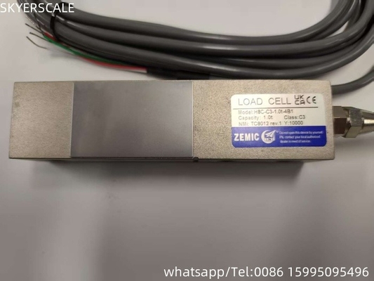 ZEMIC H8C 1 tonelada C3 Clase transductor de la célula de carga del haz de cizallamiento OIML NETP Sensor para la balanza
