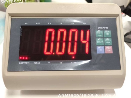 Indicador de pesaje Xk3190 T7+E con interfaz de cable de Rs232 YAOHUA YH-T7+E