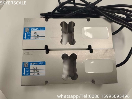 Rohs Mavin NA3 Celular de carga 800 kg Gran agujero cuadrado Sensor de escala de plataforma para pesar Balanza de embalaje de escala