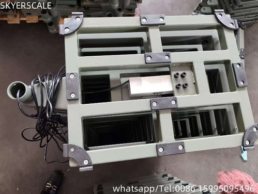 Escala de plataforma digital industrial 500x400 mm 300 kg Escala electrónica de pesaje de suelo Escala de banco