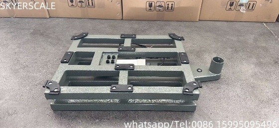 Escala de plataforma digital industrial 500x400 mm 300 kg Escala electrónica de pesaje de suelo Escala de banco
