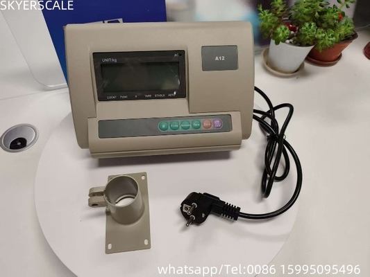 Indicador de peso LCD XK3190-A12 para balanzas digitales de plataformas de pesaje