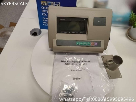 Indicador de peso LCD XK3190-A12 para balanzas digitales de plataformas de pesaje