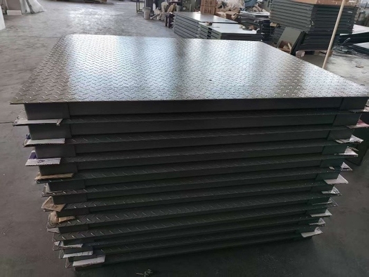 Plataforma de acero suave de 0,8mx1,2m Pesada pesada de 3 toneladas Balanza de suelo industrial