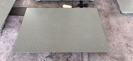 Balanzas de plataformas de acero carbono de 0,8 x 1,2 m de 2 t