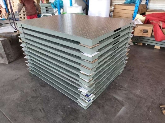 Balanzas de plataformas de acero carbono de 0,8 x 1,2 m de 2 t