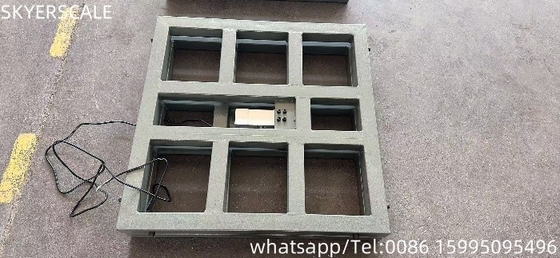 Balanzas de banco de 800x800 mm ideales para aplicaciones industriales
