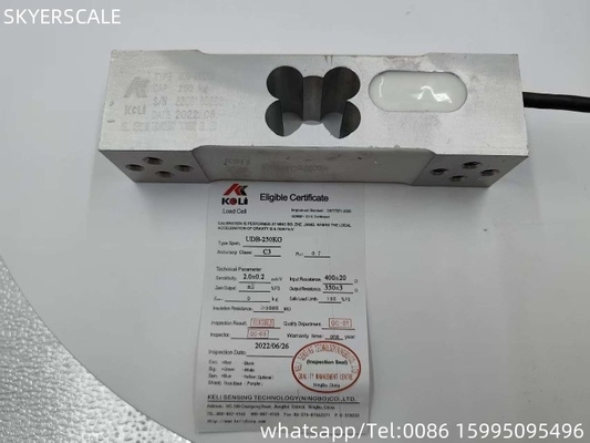 Celdas de carga de material de aluminio de la marca Keli UDB de 250 kg
