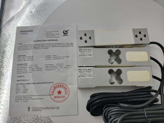 Certificado OIML Zemic L6E de 100 kg para balanzas digitales