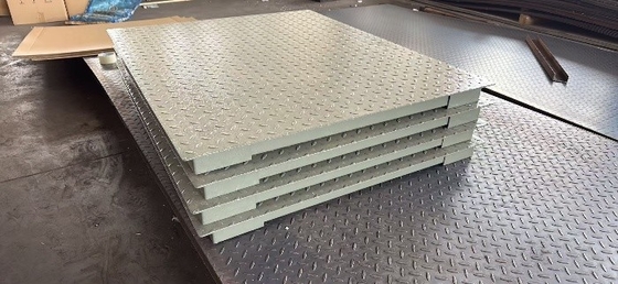 Balanzas industriales para pisos de 1.2x2m con carga nominal de 3000 kg y pantalla LED / LCD