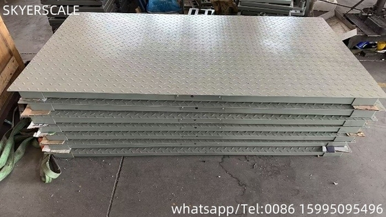 Balanzas industriales para pisos de 1.2x2m con carga nominal de 3000 kg y pantalla LED / LCD