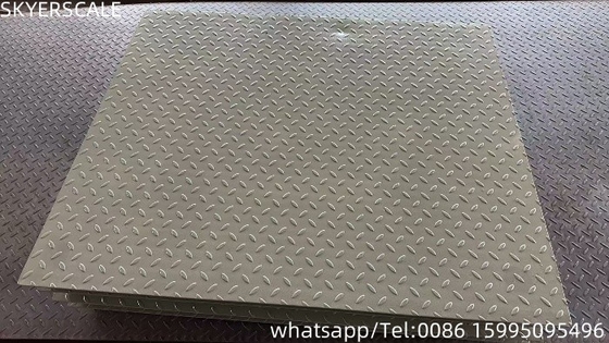 Balanzas de peso de plataforma 0.8x1.2m 2000kg con indicador de peso XK3190 A23P con impresora a granel