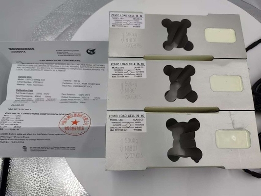 ZEMIC Sensor de células de carga de aluminio IP65 de punto único L6G de 100 kg ~ 500 kg