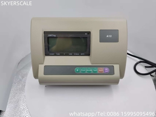 Indicador electrónico de balanza de banco XK3190 A12 Indicador de pesaje LCD