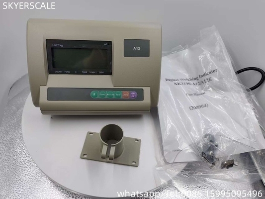 Indicador electrónico de balanza de banco XK3190 A12 Indicador de pesaje LCD