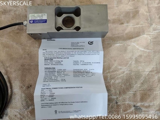 IP68 célula de carga impermeable de acero inoxidable zemic BM6G 50kg 100kg 300kg 500kg Células de pesaje
