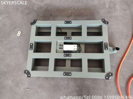 Acero digital de carbono 50x50xm 500kg Escala de plataforma Escala de banco con indicador de pesaje A12E