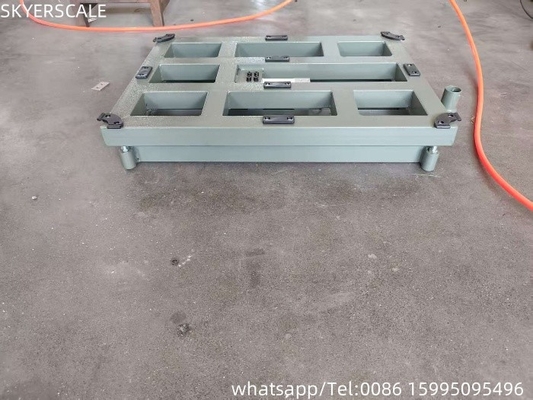 Acero digital de carbono 50x50xm 500kg Escala de plataforma Escala de banco con indicador de pesaje A12E