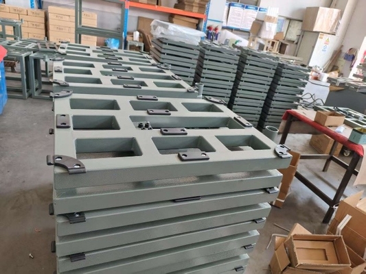 Acero digital de carbono 50x50xm 500kg Escala de plataforma Escala de banco con indicador de pesaje A12E