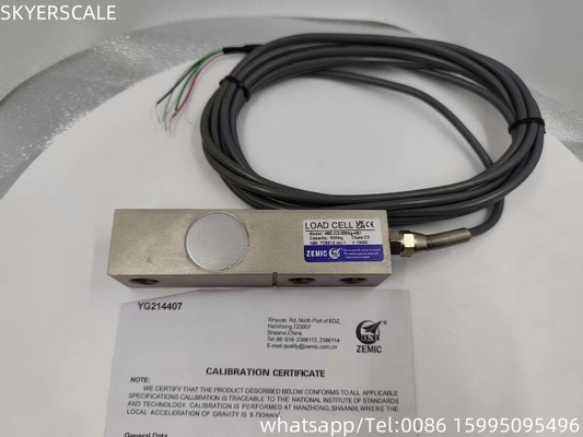 ZEMIC H8C Balanzas de suelo de 500 kg Clase C3 OIML Célula de carga de viga de cizallamiento aprobada