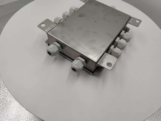 Puente de pesas 8 alambre de acero inoxidable estándar analógico industrial ajustar la señal de la caja de unión para camiones de balanza 3x18m