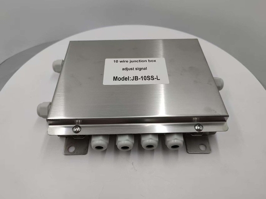 Clasificación de impermeabilidad IP67 de acero inoxidable de unión caja 10 alambre para el puente de pesaje