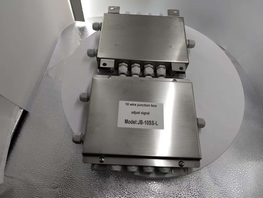 Clasificación de impermeabilidad IP67 de acero inoxidable de unión caja 10 alambre para el puente de pesaje