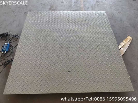 1.2x2m 3t Digital Industrial Plataforma de Acero al Carbono Balanzas de piso