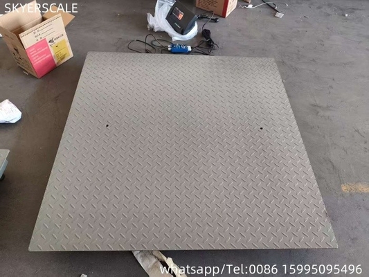 1.2x2m 3t Digital Industrial Plataforma de Acero al Carbono Balanzas de piso