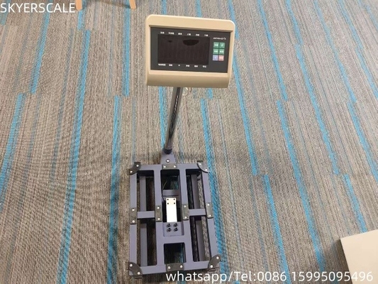 500 kg de acero al carbono Peso industrial Balanzas portátiles de plataforma de banco de suelo con pantalla XK3190-T7+E