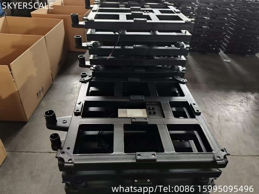 Acero suave 450x450mm 500kg Escala de peso con Zemic L6G 600kg Celular de carga