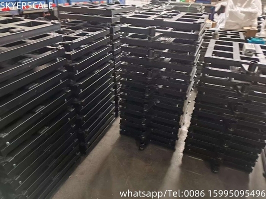 Acero suave 450x450mm 500kg Escala de peso con Zemic L6G 600kg Celular de carga