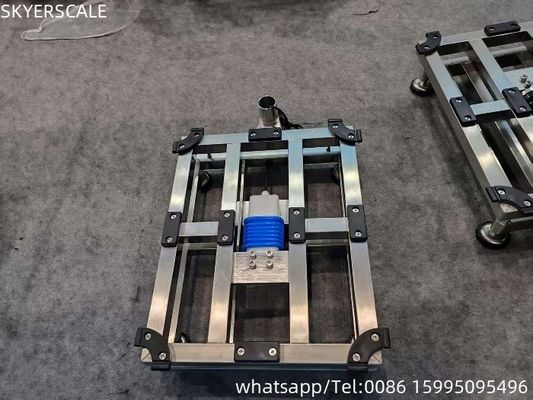 500 kg de acero inoxidable 500x600 mm Escala de plataforma Balanzas digitales de banco