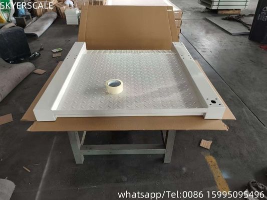 Profil bajo digital electrónico de 3 toneladas con rueda de silla de suelo de trabajo pesado