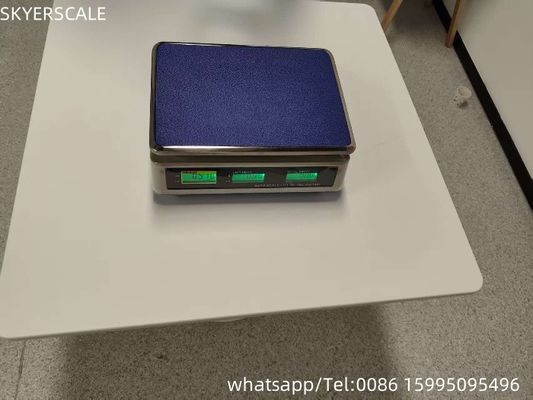 Fuente de alimentación AC / DC Computación electrónica de alimentos Peso Balanzas de peso con pantalla LED verde
