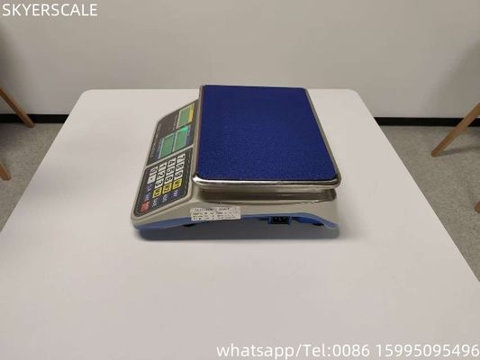 Fuente de alimentación AC / DC Computación electrónica de alimentos Peso Balanzas de peso con pantalla LED verde