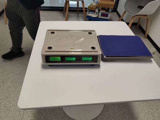 Fuente de alimentación AC / DC Computación electrónica de alimentos Peso Balanzas de peso con pantalla LED verde