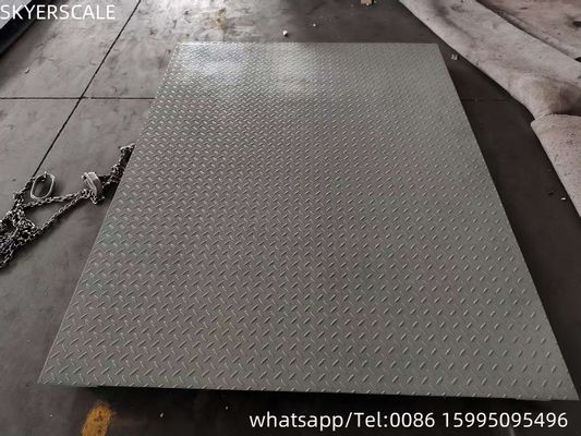 Escala de pesaje de plataformas electrónicas para pisos Escala de plataformas digitales de acero al carbono 5t 10t AC/DC 110v/220v