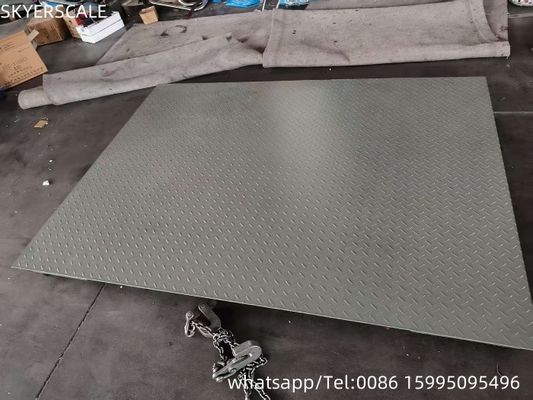 Escala de pesaje de plataformas electrónicas para pisos Escala de plataformas digitales de acero al carbono 5t 10t AC/DC 110v/220v