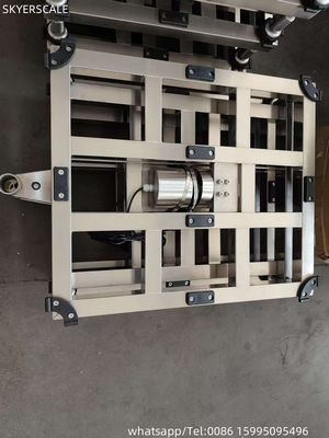 Escala de banco digital impermeable de acero inoxidable 500x600mm 500kg Pesado Escala de impresión LED Indicador electrónico
